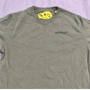Off-White T-Shirt Boy (olive green)
